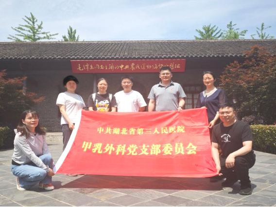 传承红色基因 践行医者初心——湖北省第三人民医院甲乳外科党支部赴农讲所旧址开展主题党日活动